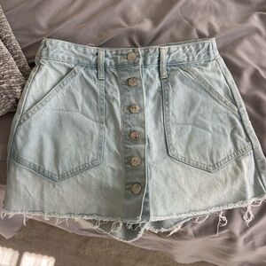 Forever 21 Light Blue Denim Skort